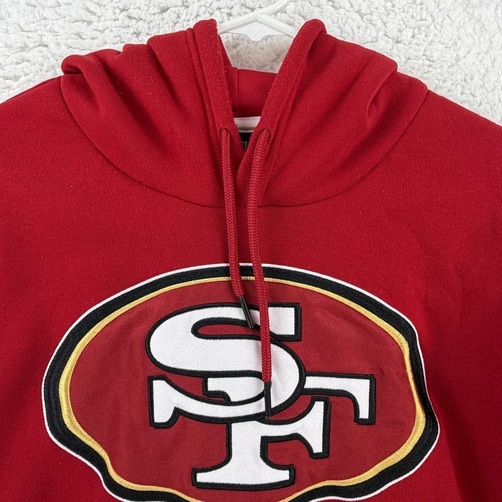San Francisco 49ers Sweatshirt Mens Large Red NFL Football‎ Team Apparel Hoodie